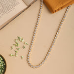 Necklaces Bama Moissanite Gold Plated Silver Chain Necklace