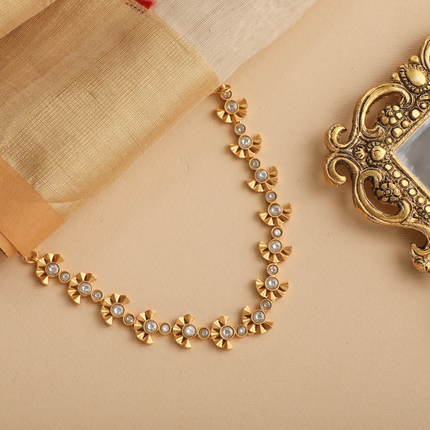 Necklaces Aakar Gold Plated Silver Delicate Necklace