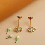 Bisa Contemporary Silver Drop Earrings