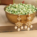 Earrings Shukti Jadau Pearl Silver Earring
