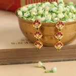 Noor Gold Plated Silver Drop Earrings