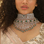 Necklaces Adela Grand CZ Silver Choker