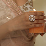 Finger Ring Arka Moissanite Silver Finger Ring