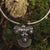 Leela Tribal Hasli Silver Necklace