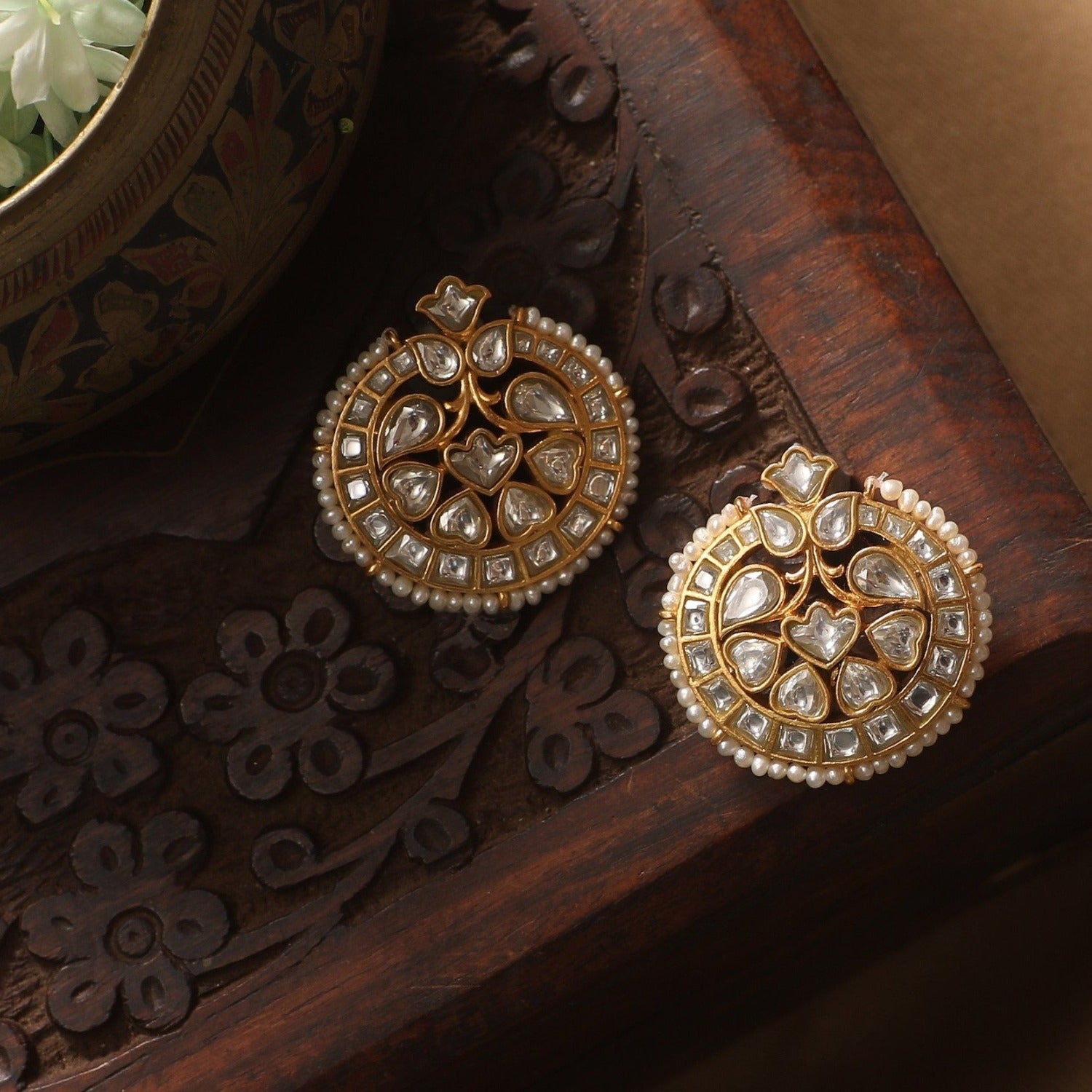 Flipkart.com - Buy PRASUB brings you designer and trendy Silver Mirror  Jhumki earrings Girls and Women Alloy Jhumki Earring Online at Best Prices  in India