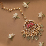 Hair Accessories Nala Jadau Silver Maangtika