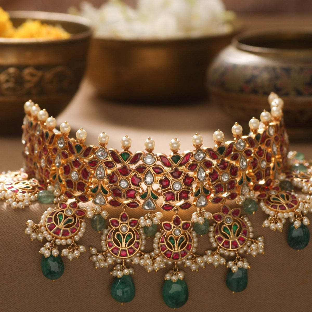 Udyana Silver Necklace Gold Plated