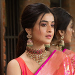 Necklaces Maitreyi Kempu Silver Bridal Choker