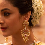 Earrings Jalika Chandbali Silver Earrings