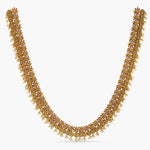 Necklaces Hiranmayi Antique Nakshi Silver Necklace