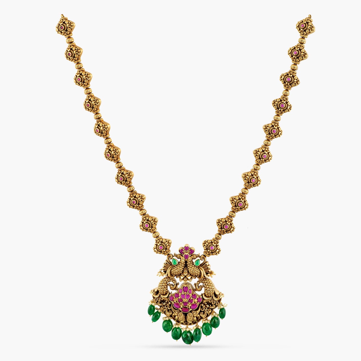 Gunjita Antique Gold Silver Necklace