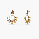 Earrings Matsya Statement Silver Dangle Earrings