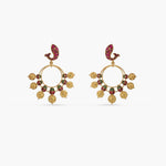 Earrings Matsya Statement Silver Dangle Earrings