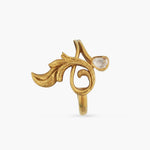 Finger Ring Baroque Dreamy Moissanite Silver Ring