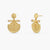 Pearl Gemini Zodiac Gold Plated Silver Earrings