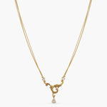 Necklaces Baroque Signature Moissanite Silver Pendant Necklace