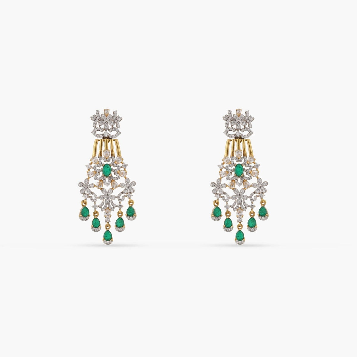 Necklaces Glitz CZ Silver Necklace Set