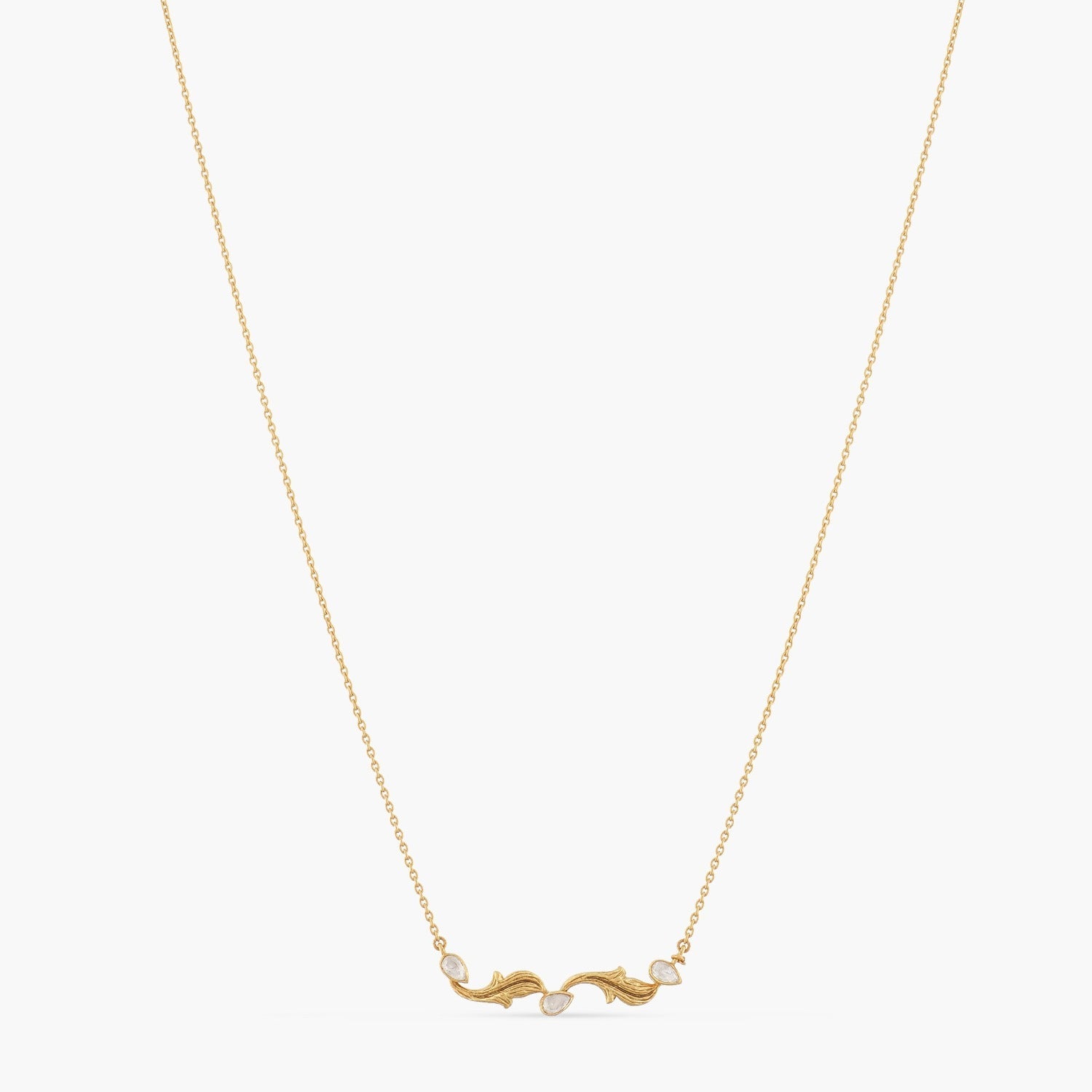 Necklaces Baroque Delicate Moissanite Silver Pendant Necklace