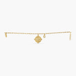 Bracelet Citrine Scorpio Zodiac Gold Plated Silver Chain Bracelet