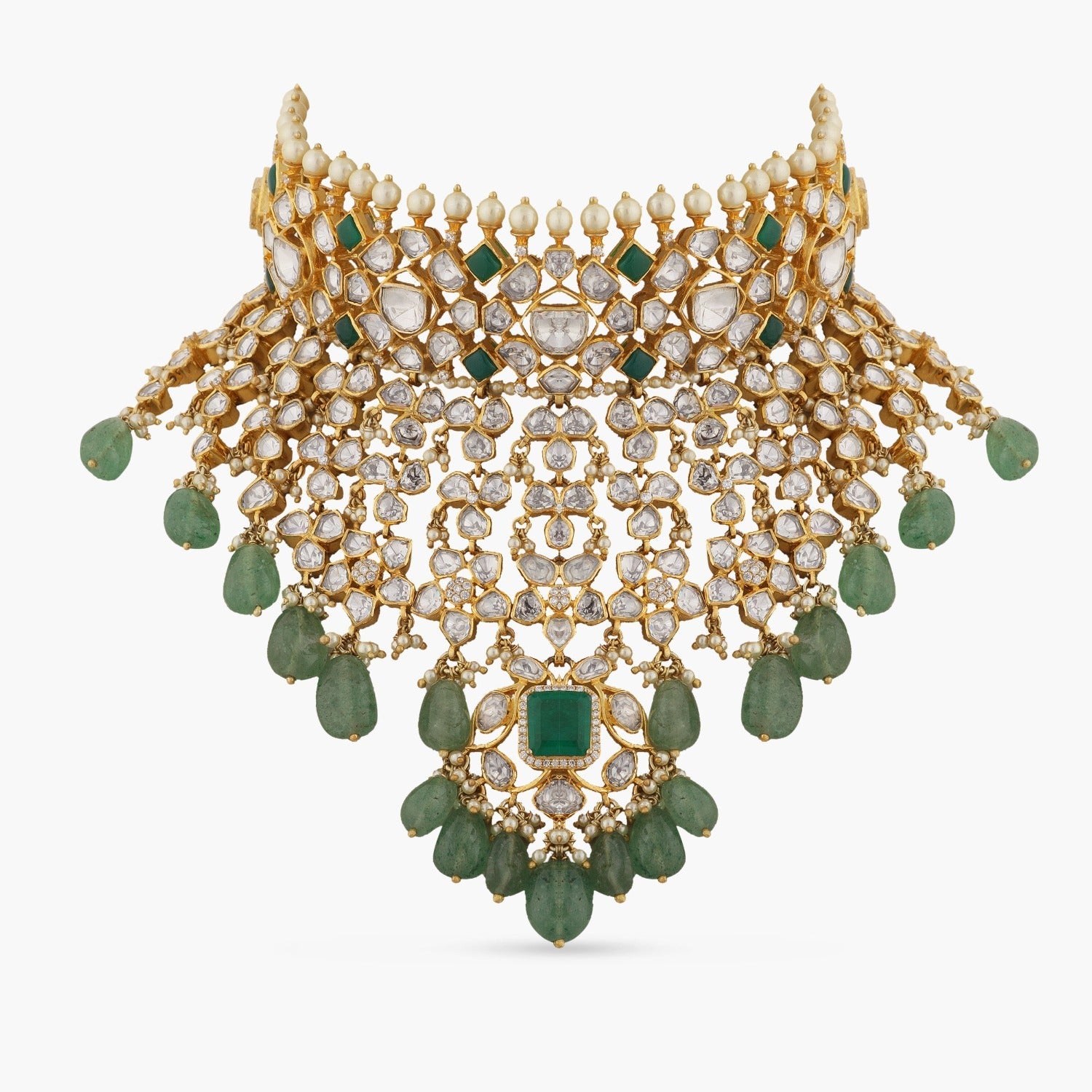 Necklaces Ishwari Grand Moissanite Silver Choker