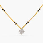 Necklaces Elegant Charm CZ Silver Mangalsutra