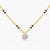 Elegant Charm CZ Silver Mangalsutra