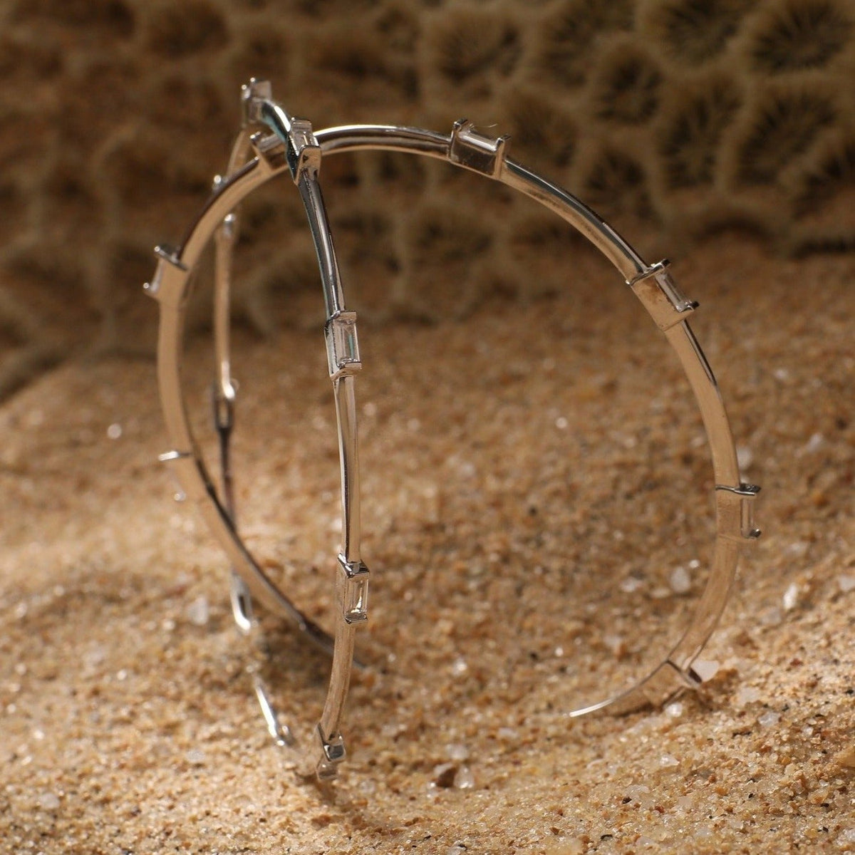 Bangles Dhriti CZ Silver Bangles