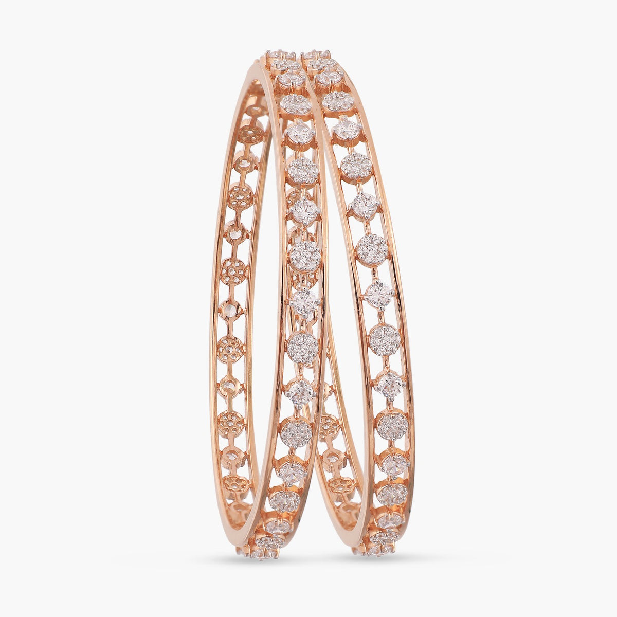 Hiral CZ Silver Bangles