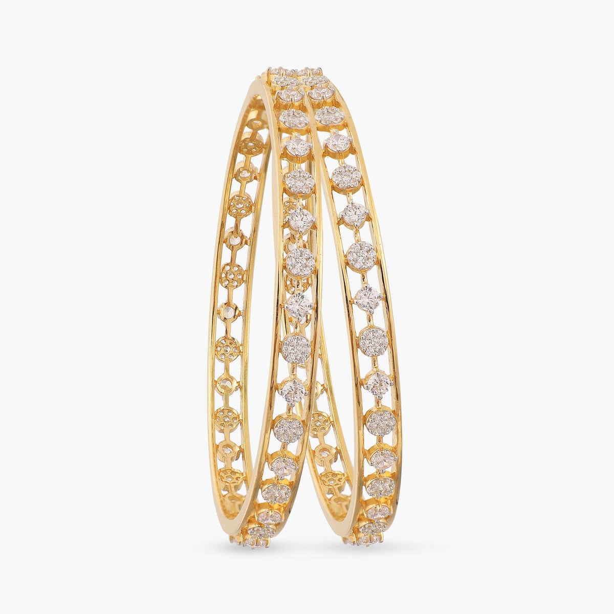 Bangles Hiral CZ Silver Bangles