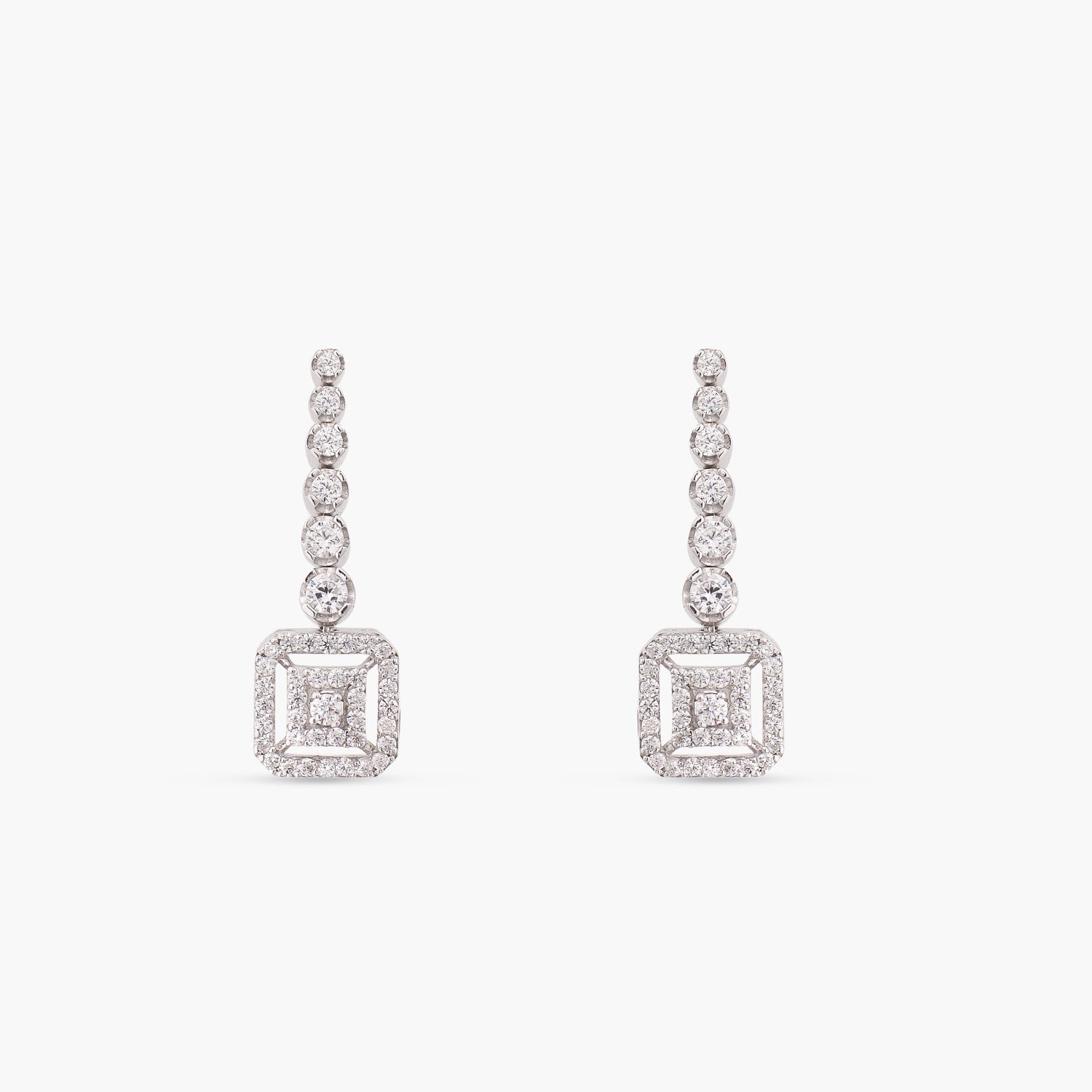 Earrings Nina CZ Silver Earrings