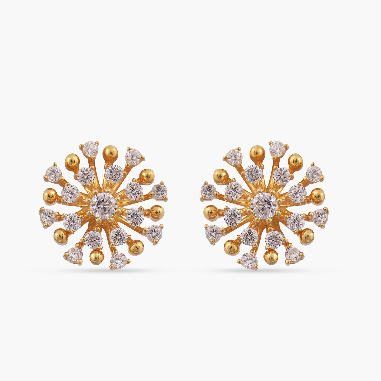 Earrings Nakshatra Silver CZ Stud Earrings