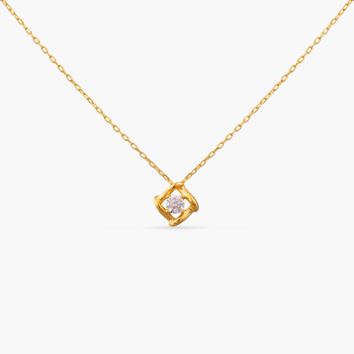Pendants Nakshatra Classic CZ Silver Necklace