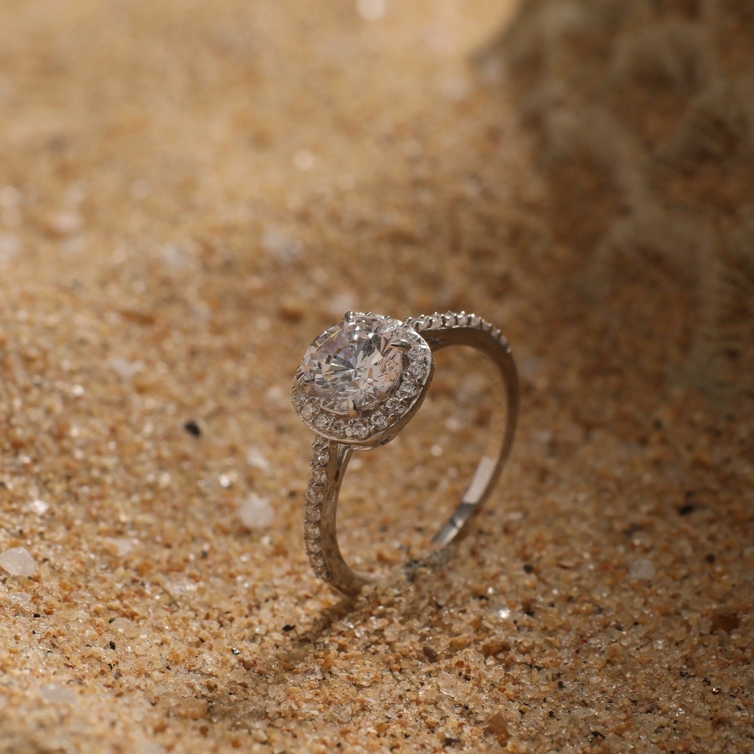 Mother of Sparkle CZ Silver Finger Ring