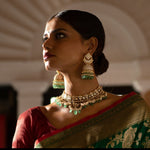 Earrings Hasti Jadau Silver Jhumki Earrings