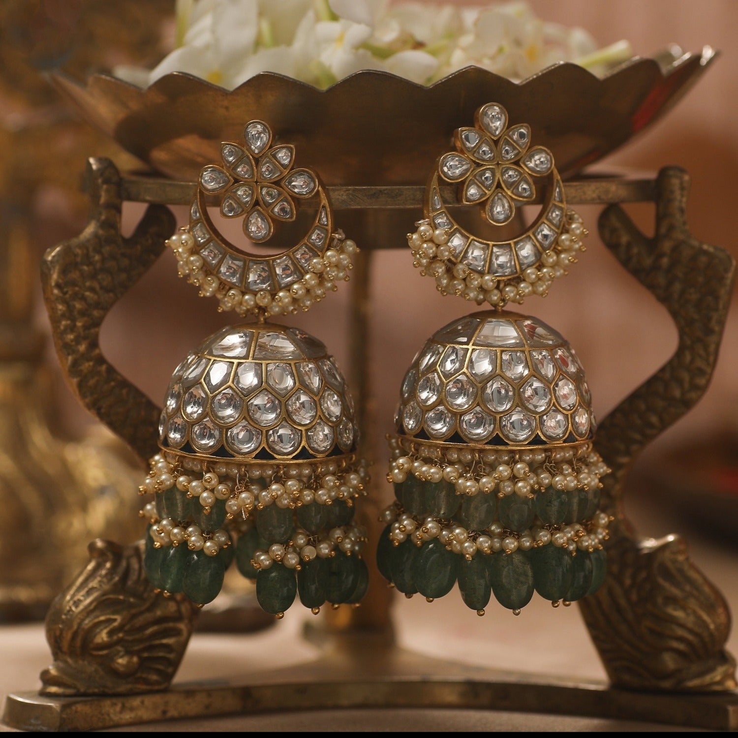 Jhumka jhumki earrings hotsell