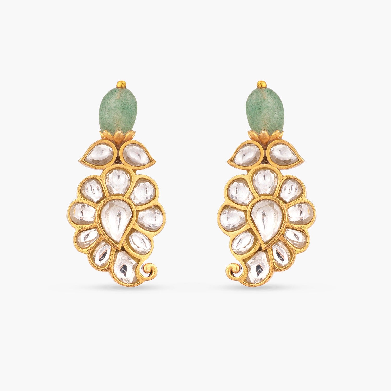 Earrings Buta Jadau Silver Earrings