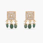 Earrings Charuthi Jadau Silver Earrings