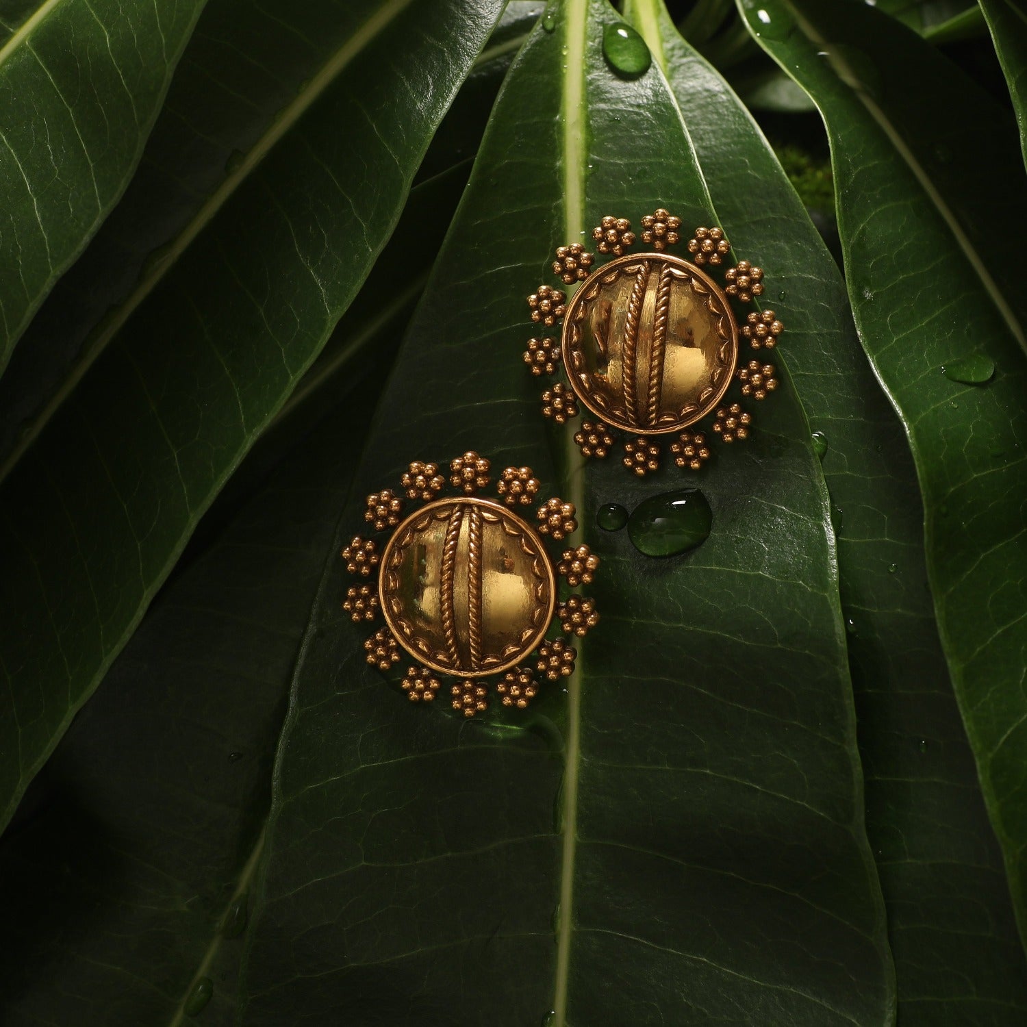 Hima Loka Silver Studs