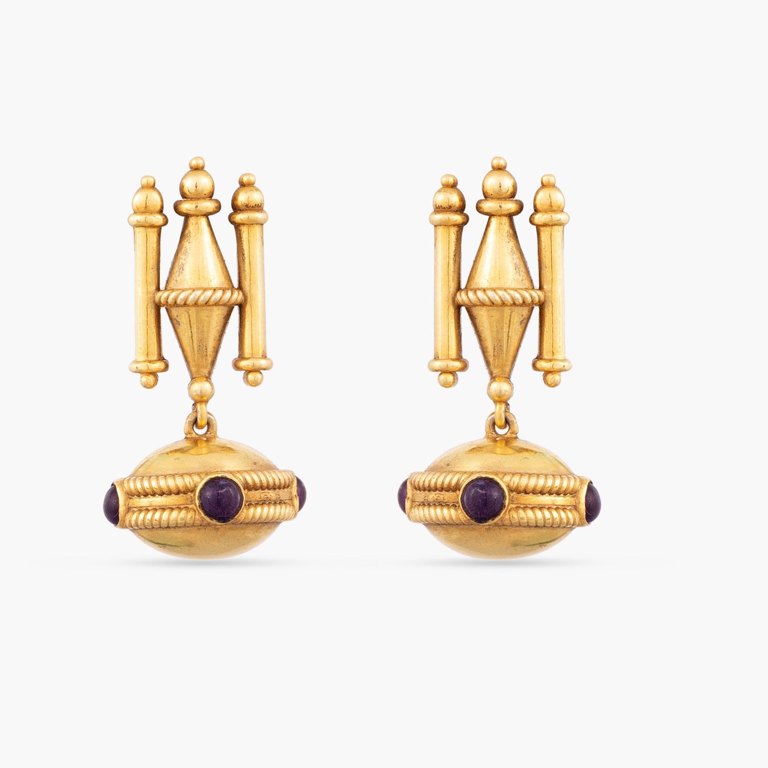 Earrings Bakul Loka Drop Silver Earrings