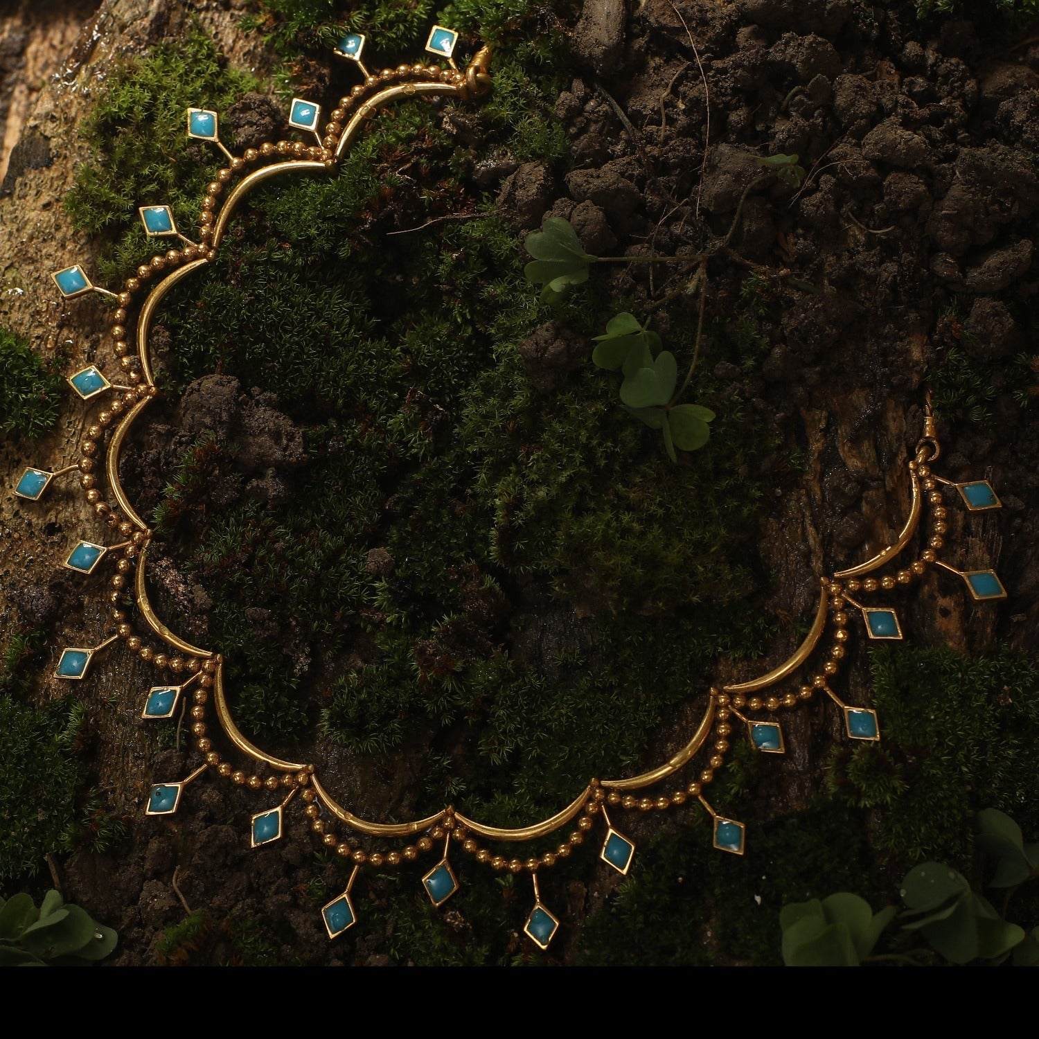 Necklaces Neelam Loka Silver Necklace