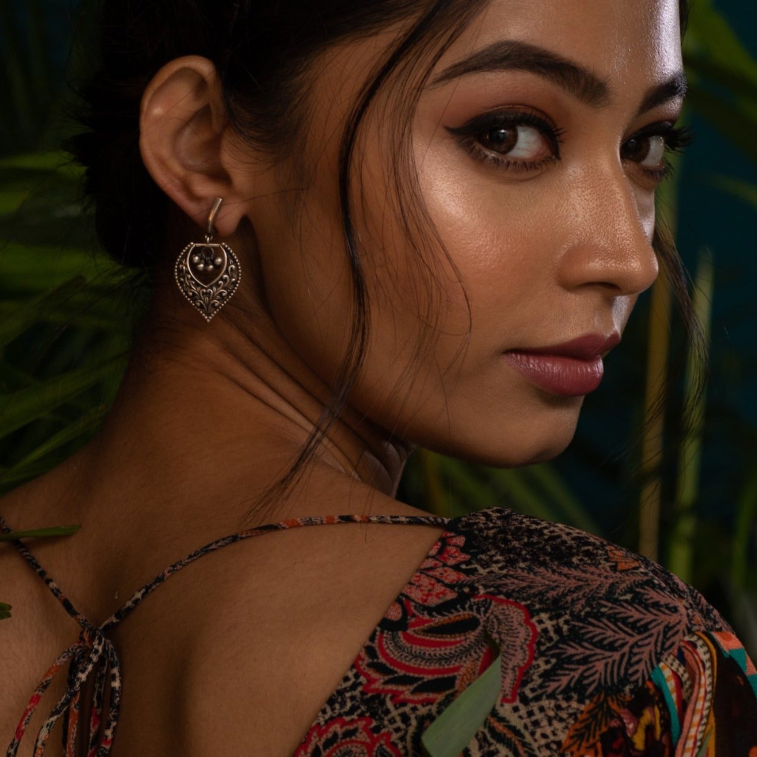 Earrings Argala Tribal Silver Earrings