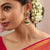 Yutika Jadau Silver Jhumki Earrings