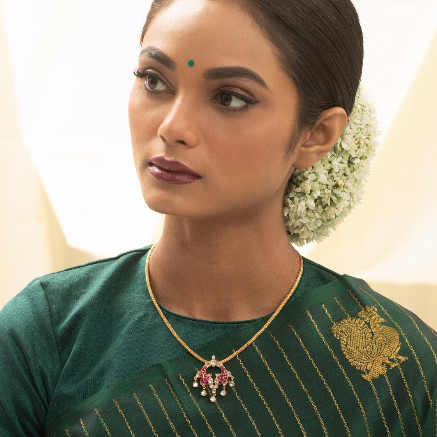 Necklaces Rohita Gold Plated Pendant Necklace