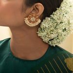 Earrings Fulia Jadau Silver Earrings
