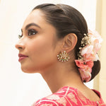 Earrings Sarit Enamel Jadau Silver Earring Studs