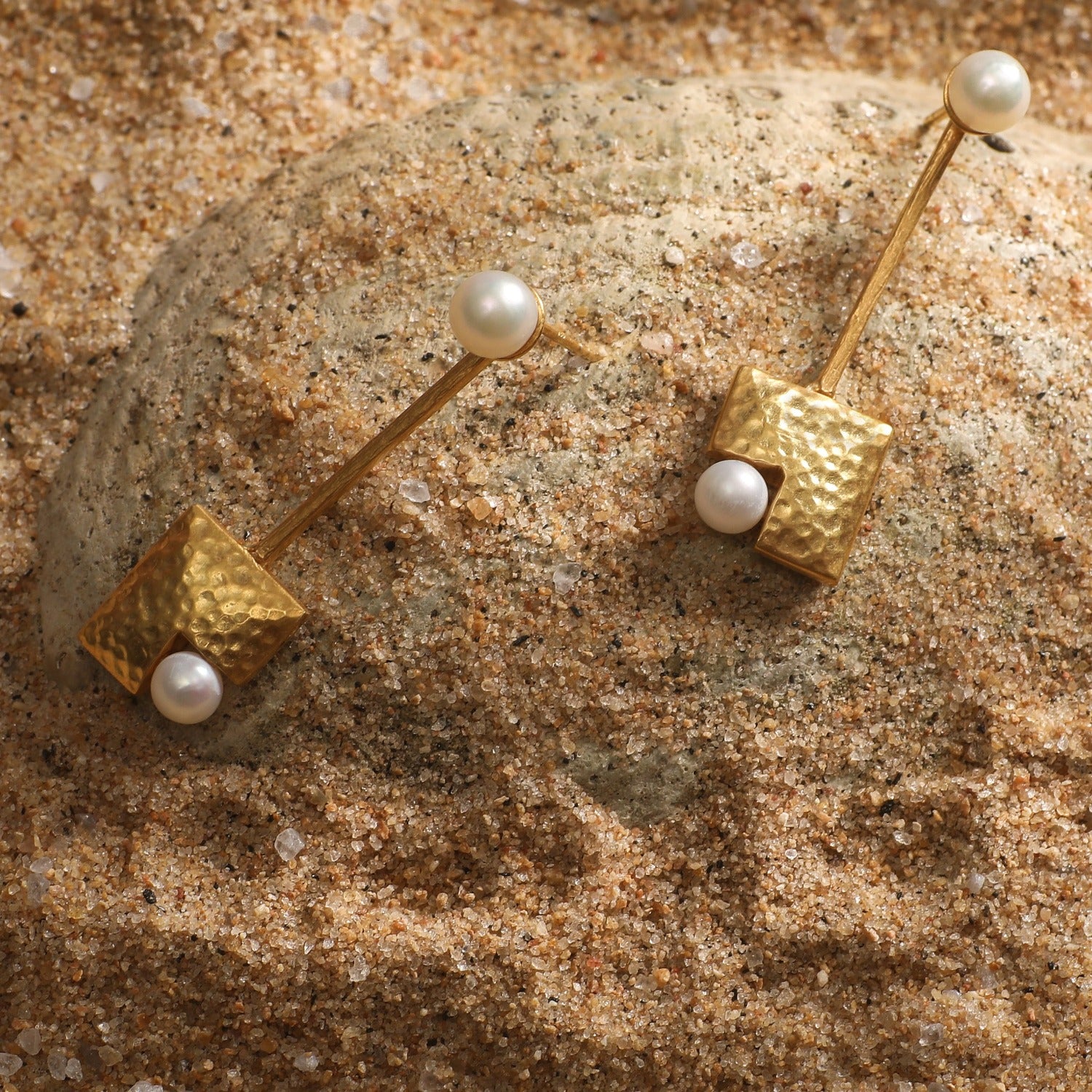 Zoya Pearl Silver Earrings